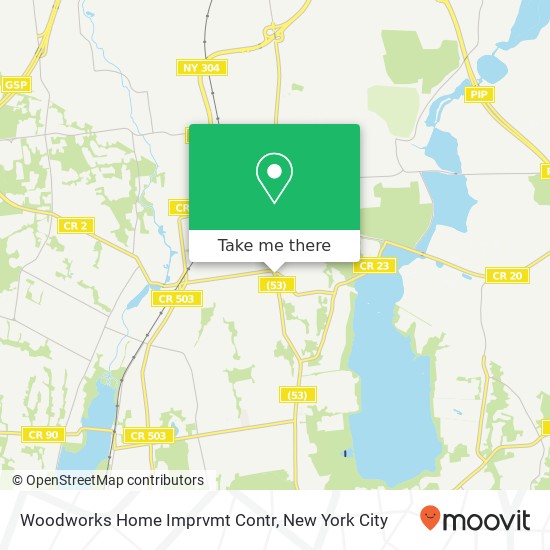 Mapa de Woodworks Home Imprvmt Contr