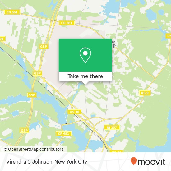 Virendra C Johnson map