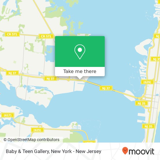 Baby & Teen Gallery map