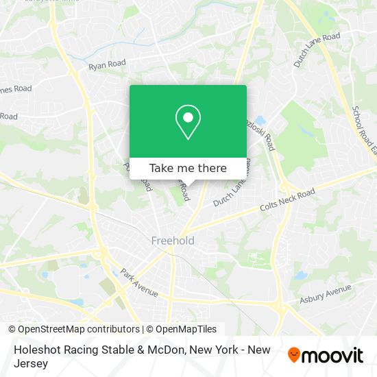 Holeshot Racing Stable & McDon map