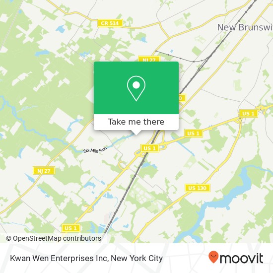 Mapa de Kwan Wen Enterprises Inc