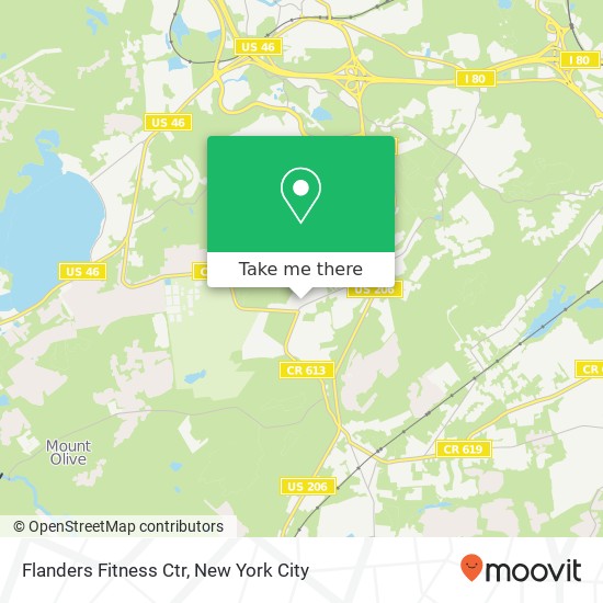 Flanders Fitness Ctr map