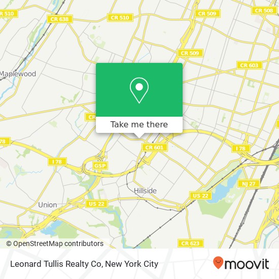 Mapa de Leonard Tullis Realty Co