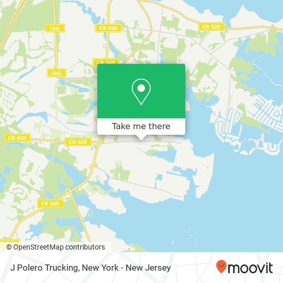 Mapa de J Polero Trucking