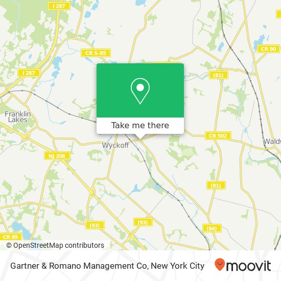 Mapa de Gartner & Romano Management Co