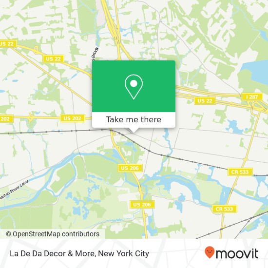 La De Da Decor & More map