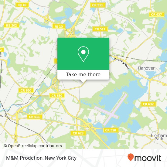 Mapa de M&M Prodction