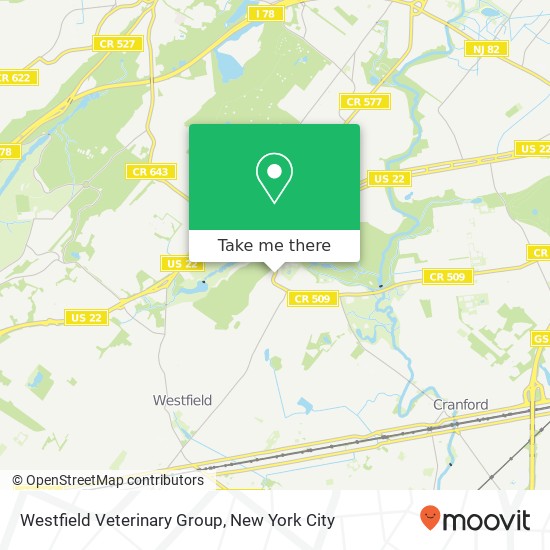 Westfield Veterinary Group map