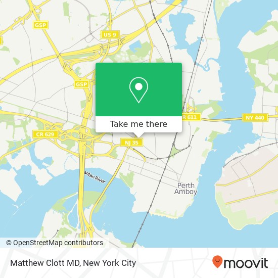 Mapa de Matthew Clott MD