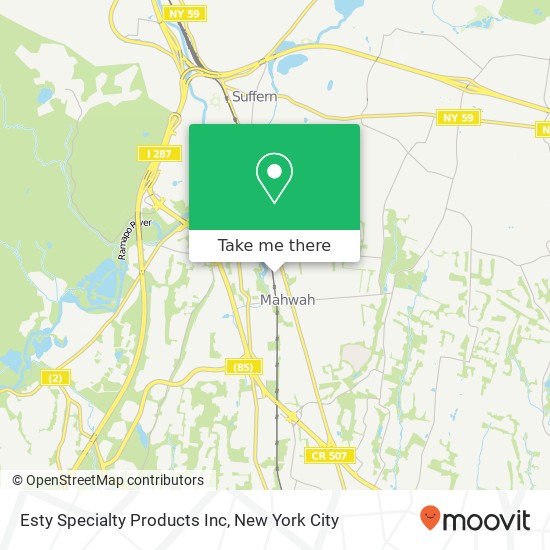 Esty Specialty Products Inc map