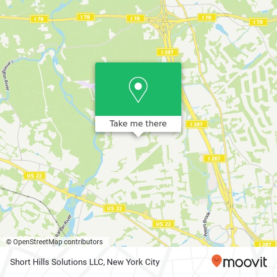 Mapa de Short Hills Solutions LLC