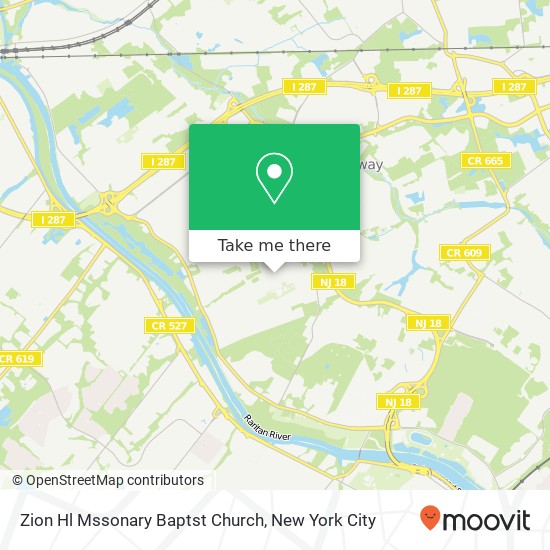 Mapa de Zion Hl Mssonary Baptst Church