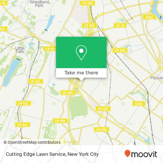 Cutting Edge Lawn Service map