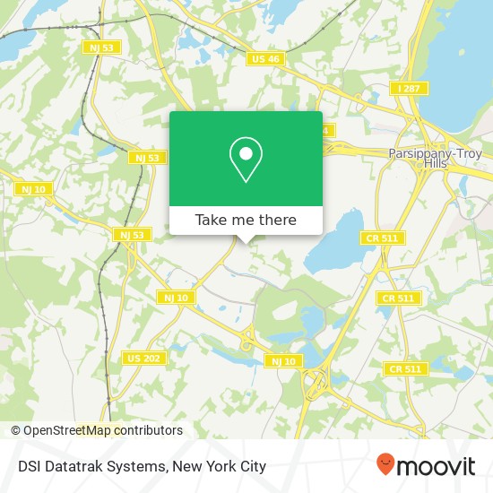 Mapa de DSI Datatrak Systems