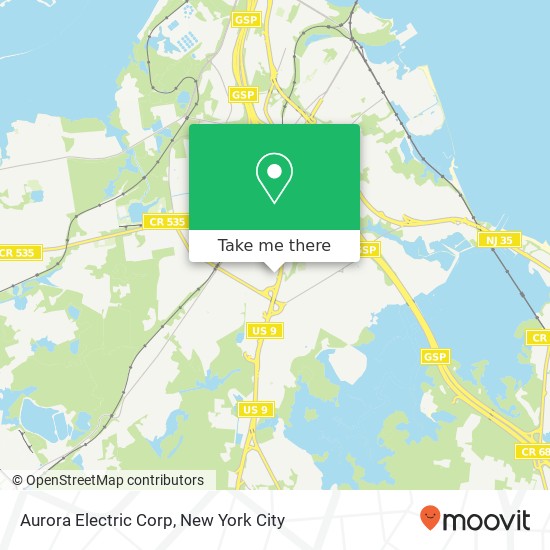 Aurora Electric Corp map