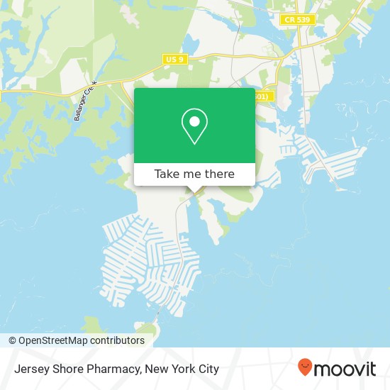Jersey Shore Pharmacy map