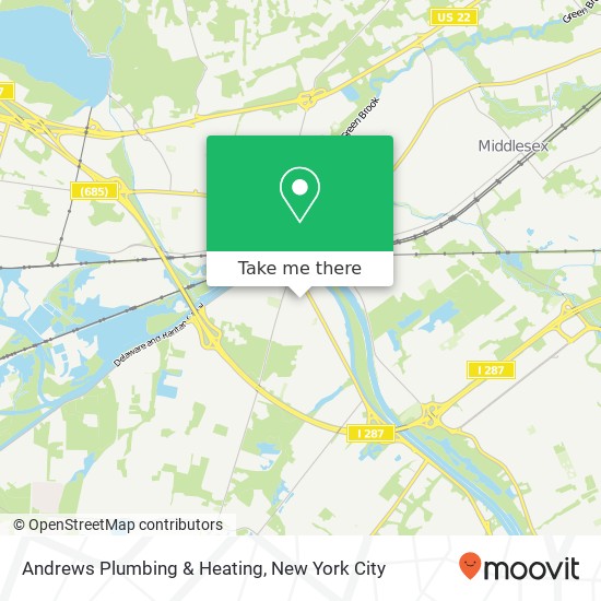 Andrews Plumbing & Heating map