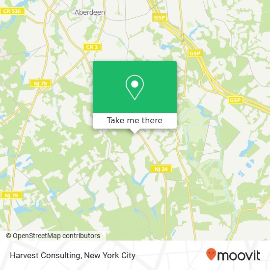 Harvest Consulting map