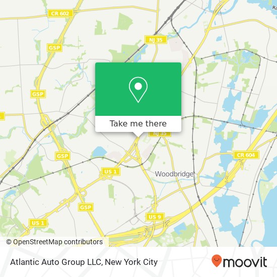 Atlantic Auto Group LLC map