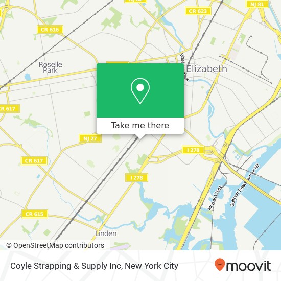 Coyle Strapping & Supply Inc map