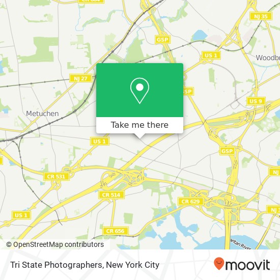 Tri State Photographers map