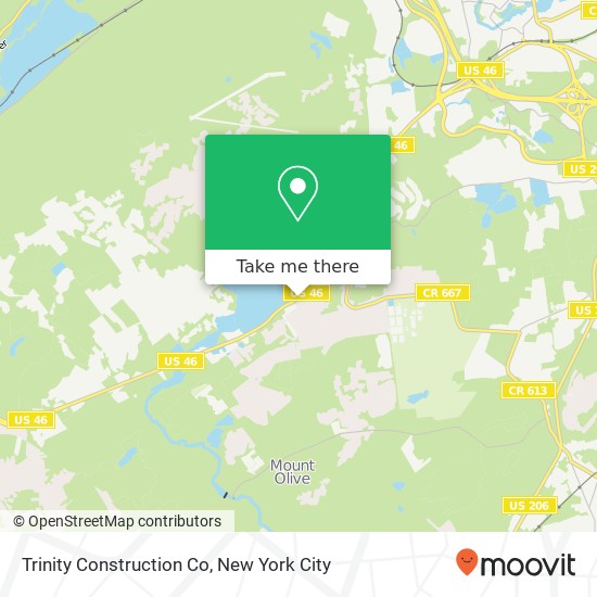 Mapa de Trinity Construction Co