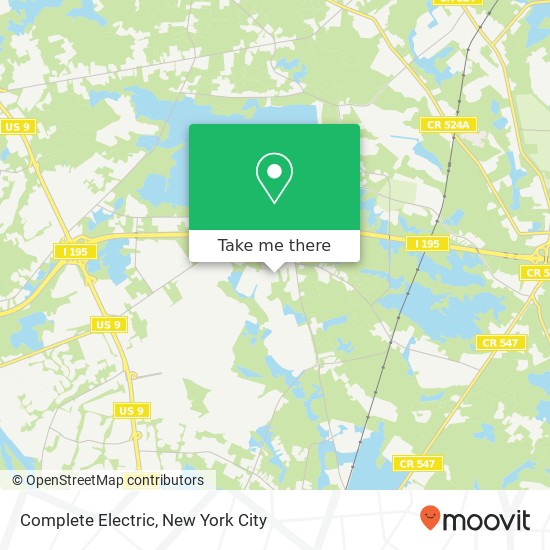 Complete Electric map