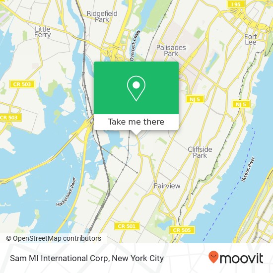 Sam MI International Corp map