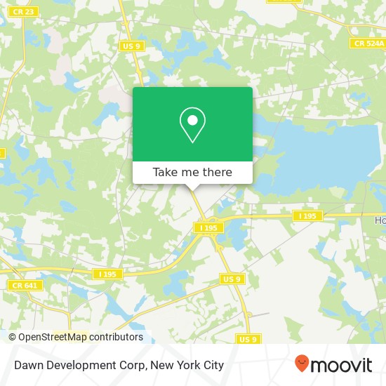 Mapa de Dawn Development Corp