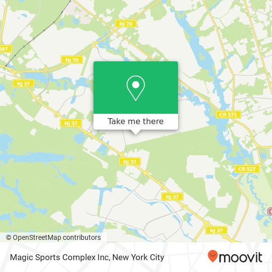 Mapa de Magic Sports Complex Inc