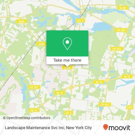 Mapa de Landscape Maintenance Svc Inc