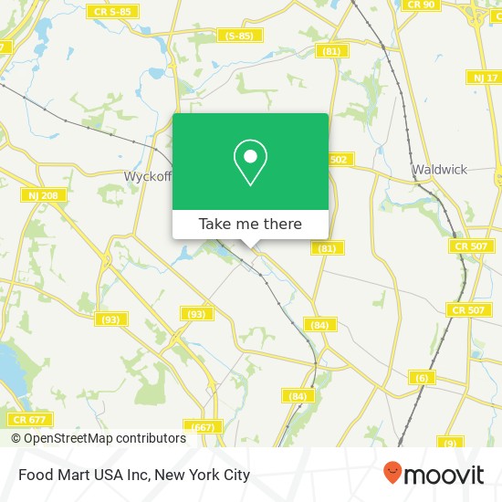 Food Mart USA Inc map