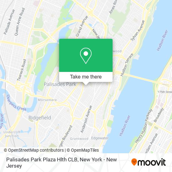 Palisades Park Plaza Hlth CLB map