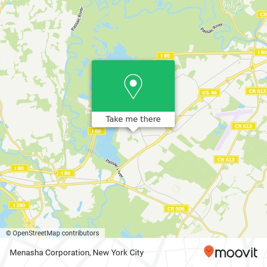 Mapa de Menasha Corporation