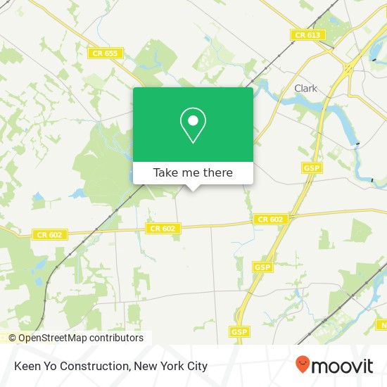Mapa de Keen Yo Construction