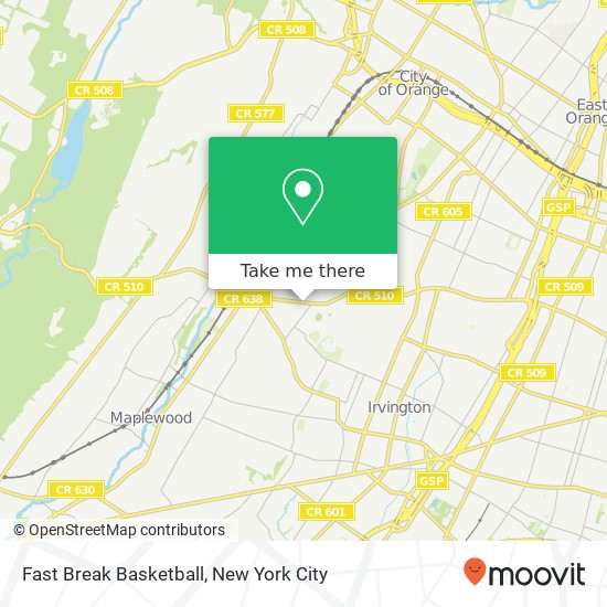 Mapa de Fast Break Basketball