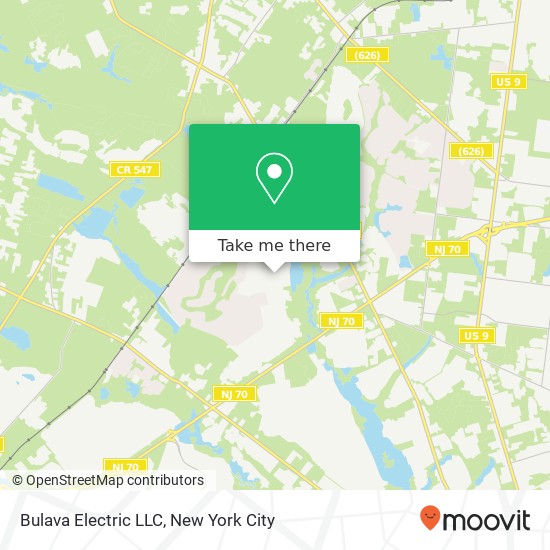 Bulava Electric LLC map