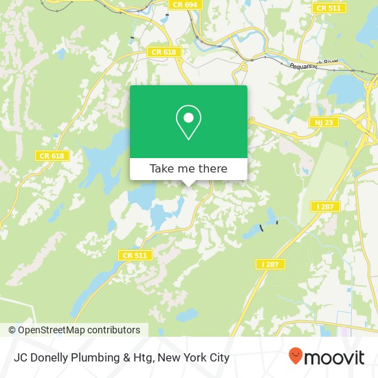 JC Donelly Plumbing & Htg map