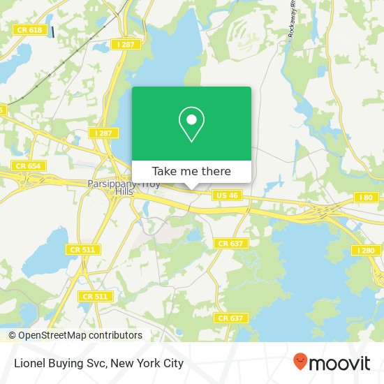 Mapa de Lionel Buying Svc