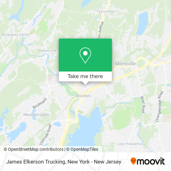 Mapa de James Elkerson Trucking