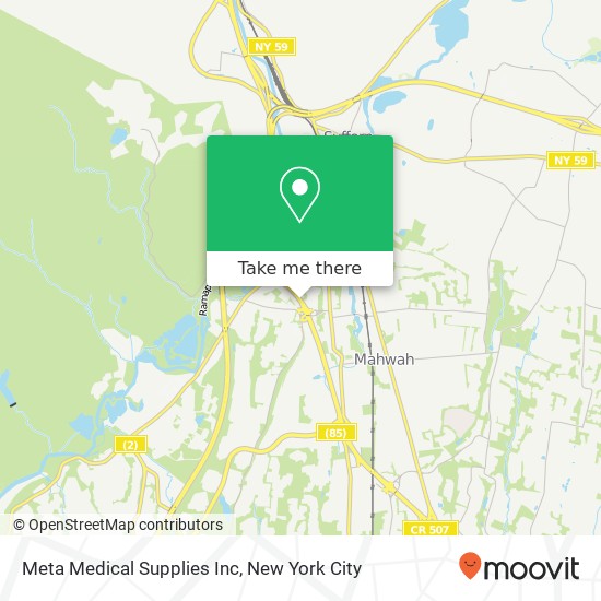 Mapa de Meta Medical Supplies Inc