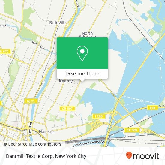 Dantmill Textile Corp map