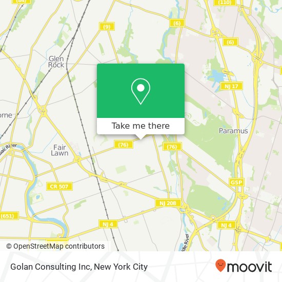 Golan Consulting Inc map