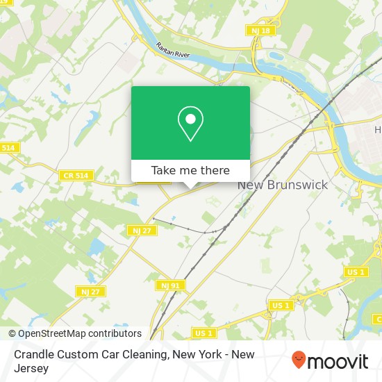 Mapa de Crandle Custom Car Cleaning