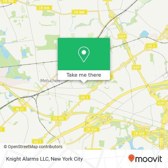 Mapa de Knight Alarms LLC