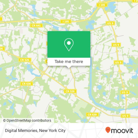 Digital Memories map