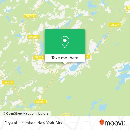 Drywall Unlimited map