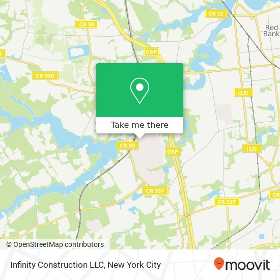 Mapa de Infinity Construction LLC