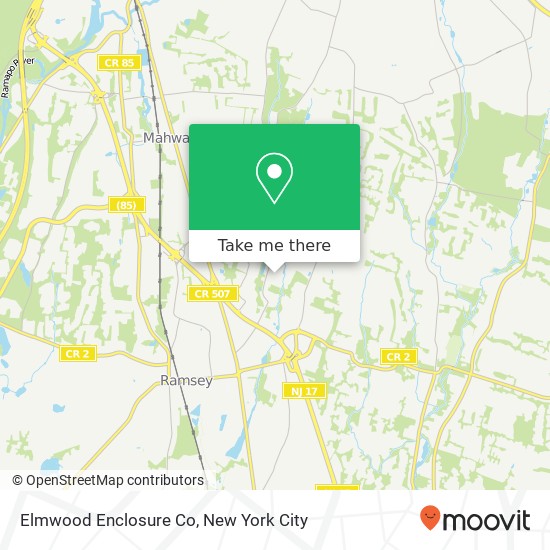 Elmwood Enclosure Co map