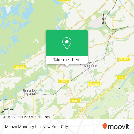 Menza Masonry Inc map